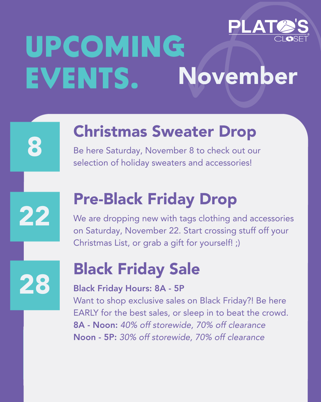 November Events